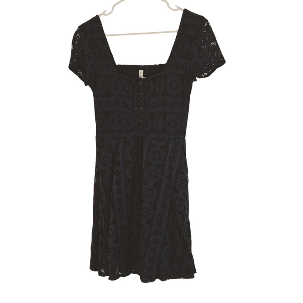 Aeropostale women's Navy lace fit-n-flare dress size Med